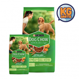 Dog Chow Cachorro Mediano y Grande 21 Kg + 3 Kg Gratis
